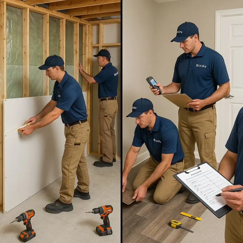Repairs and Reconstruction process in Adams, NY